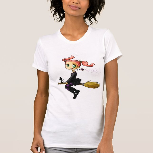 Witch & Kitty T-Shirt (Front)