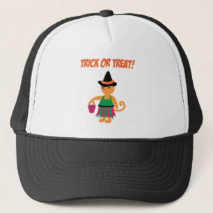 Witch Kitty Trucker Hat