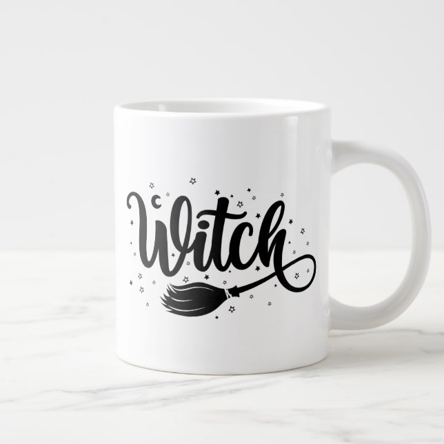 Witch Large Coffee Mug (Right)