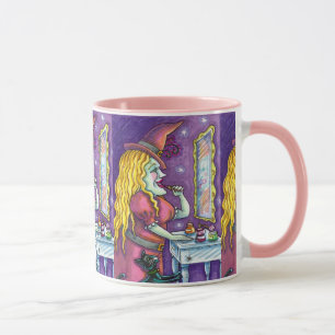 WITCH LIPSTICK, PERFUME & NAIL POLISH, FUNNY CUTE MUG