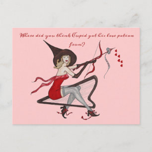 Witch Love Potion Valentine Card