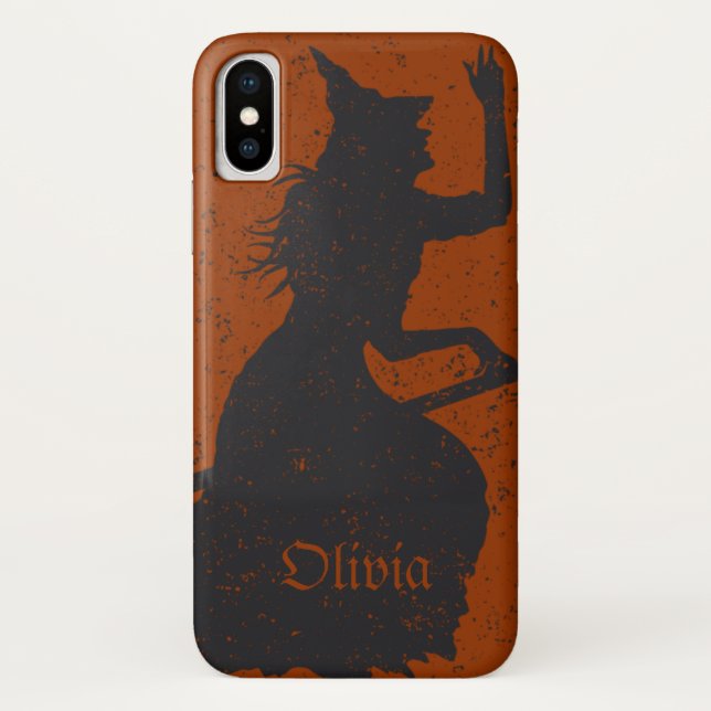 Witch Magic Grunge Illustration Personalised Case-Mate iPhone Case (Back)