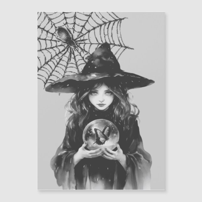 Witch Magnetic Invitation (Front)