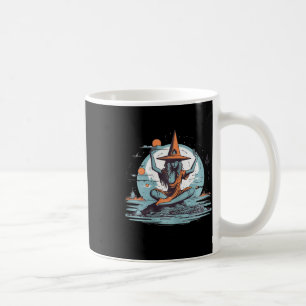 Witch Meditating Halloween Costume Yoga Zen Medita Coffee Mug
