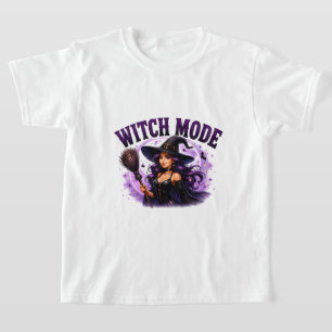 ✨ Witch Mode Activated Halloween Saying 🧙 T-Shirt
