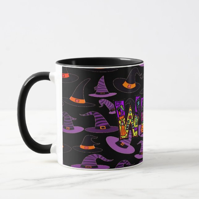 Witch Mug Spooky Cute Halloween Coffee (Left)