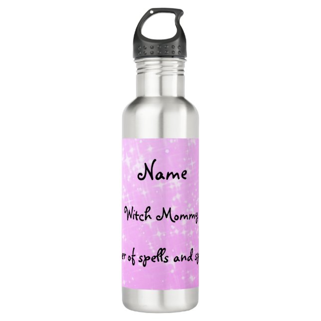 Witch Mummy design water bottle. 710 Ml Water Bottle (Front)
