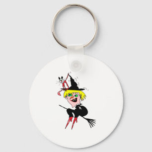 Witch 'n Cat Group Key Ring