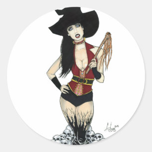 Witch of Death Classic Round Sticker