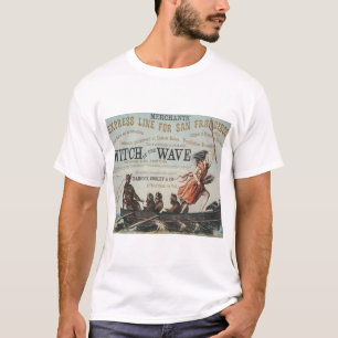 Witch of the wave Clipper Sailing ship T-Shirt
