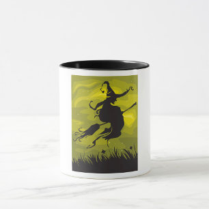 Witch On A Broomstick Mug