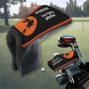 Witch on Broom Golf Head Cover