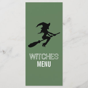 Witch On Broomstick Party Menu