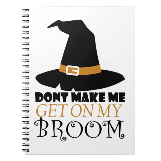 Witch on Halloween Notebook (Front)