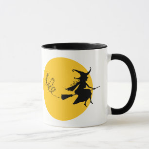 Witch On her Broom  Mug