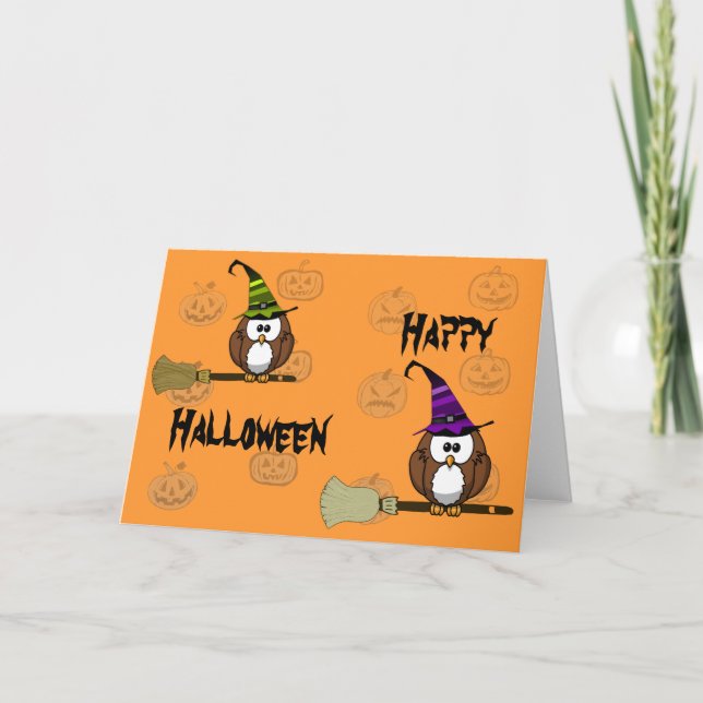 witch owl card (Front)