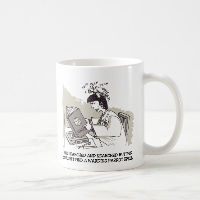 Witch Parrot left hand mug (Right)