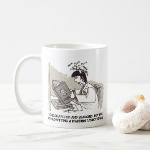Witch Parrot right hand mug