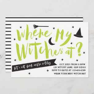 witch party invitation