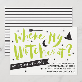 witch party invitation