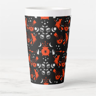 Witch Party Night Gift Decor Latte Mug