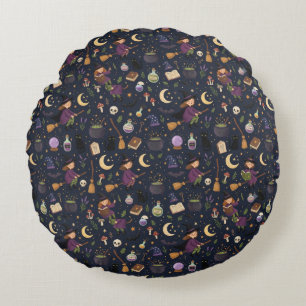 Witch Pattern Round Cushion