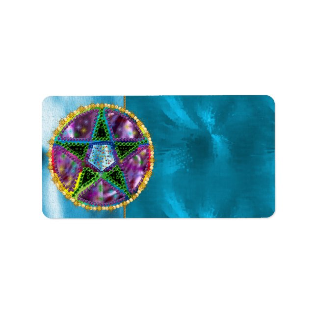 Witch Pentagram Label (Front)