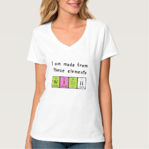 Witch periodic table name shirt