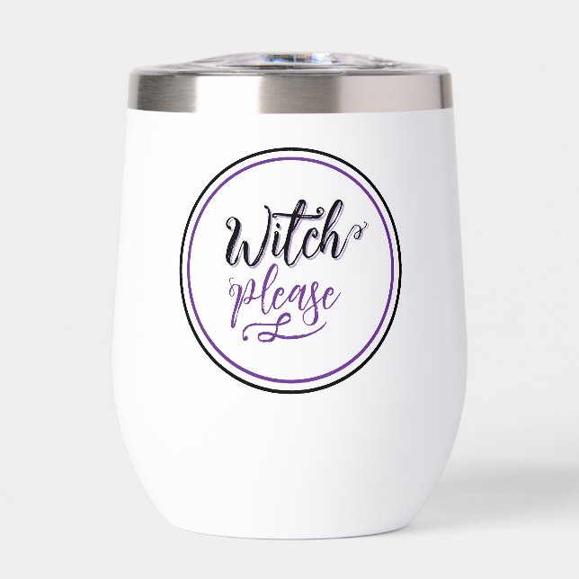 Witch Personalized Halloween Black Purple (Front)