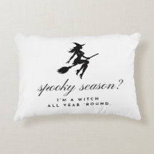 witch pillow || halloween & spooky season