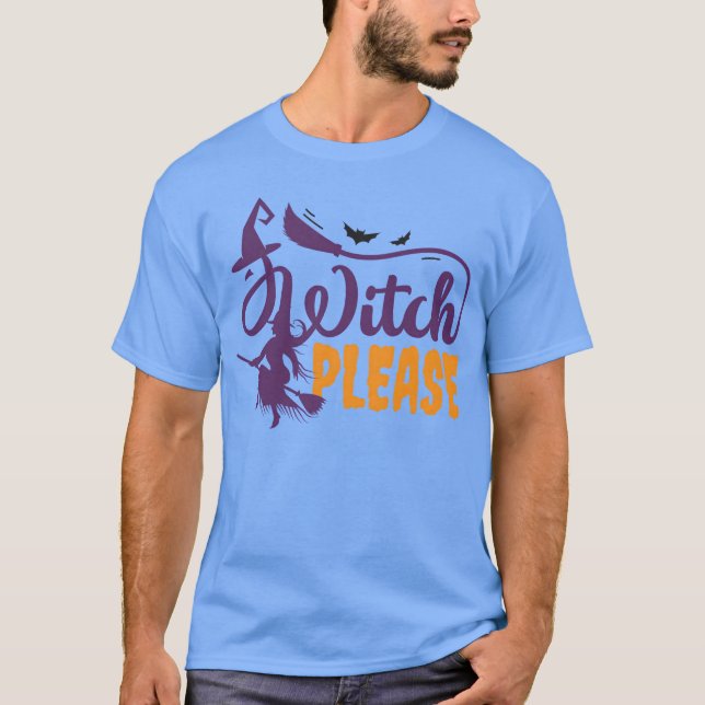 Witch please Halloween boy T-Shirt (Front)
