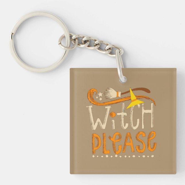 witch please key ring (Front)