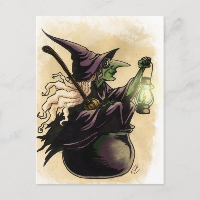 Witch Postcard (Front)