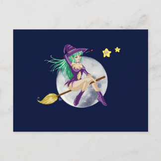 witch postcard