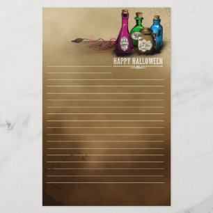 Witch potions bottles stationery