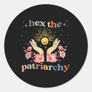 Witch Pro Choice Feminist  Classic Round Sticker