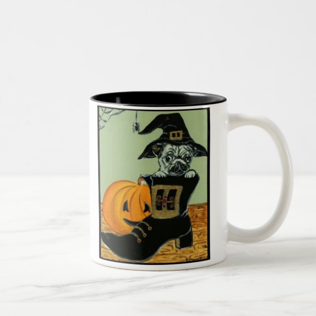 Witch Pug Mug (Right)
