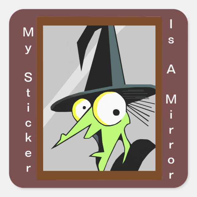 Witch Reflection Stickers (Front)