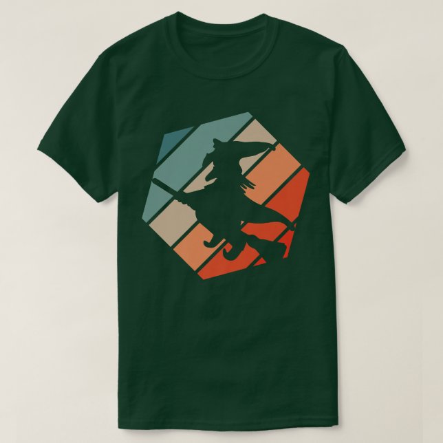 Witch Retro Style Vintage 646  T-Shirt (Design Front)