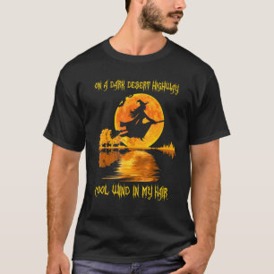Witch Riding Brooms On A Dark Desert Highways Hall T-Shirt