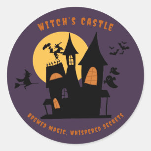 Witch’s Castle Awaits – Halloween Sticker
