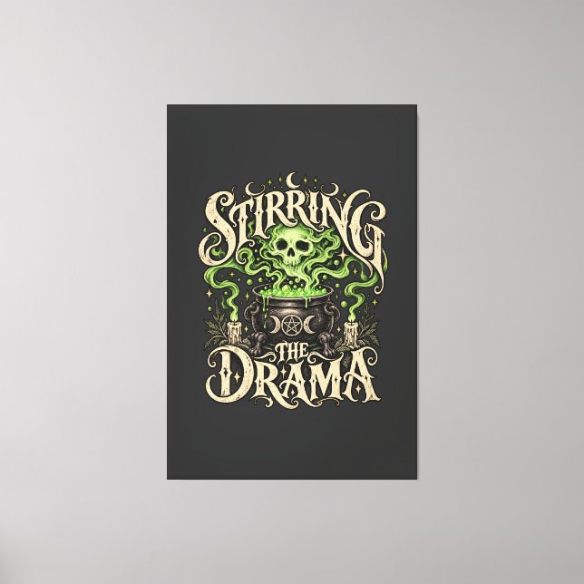 Witch’s Cauldron Canvas Print (Front)