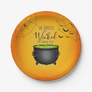 Witch’s Cauldron Paper Plate