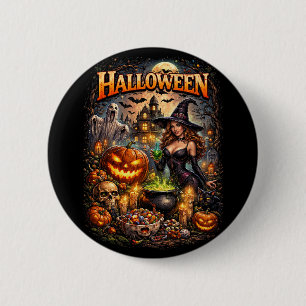 Witch’s Night Feast 6 Cm Round Badge