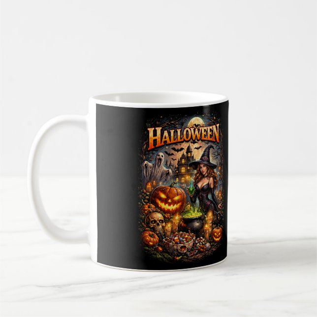 Witch’s Night Feast Coffee Mug (Left)