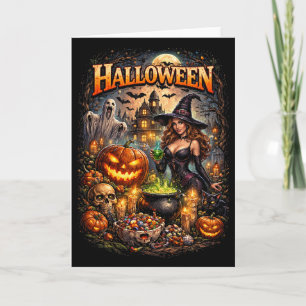 Witch’s Night Feast Holiday Card