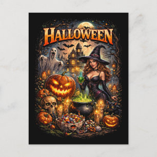 Witch’s Night Feast Postcard