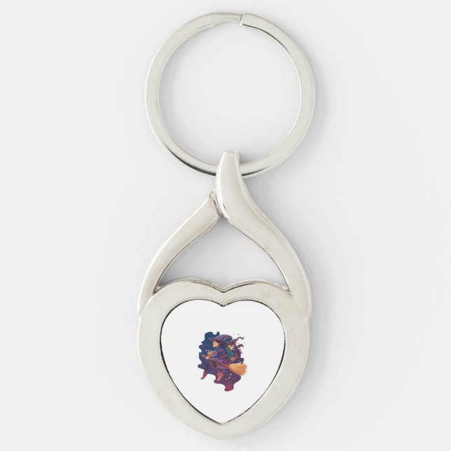 Witch’s Potion Delivery Key Ring (Front)