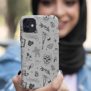 Witch’s Ritual Pattern iPhone 16 Case
