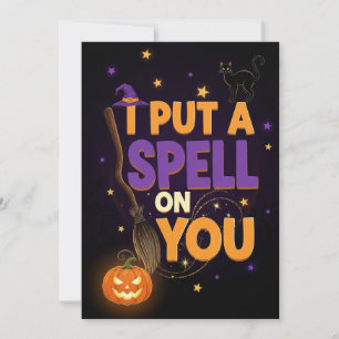 Witch’s Spell Halloween Party Invitation